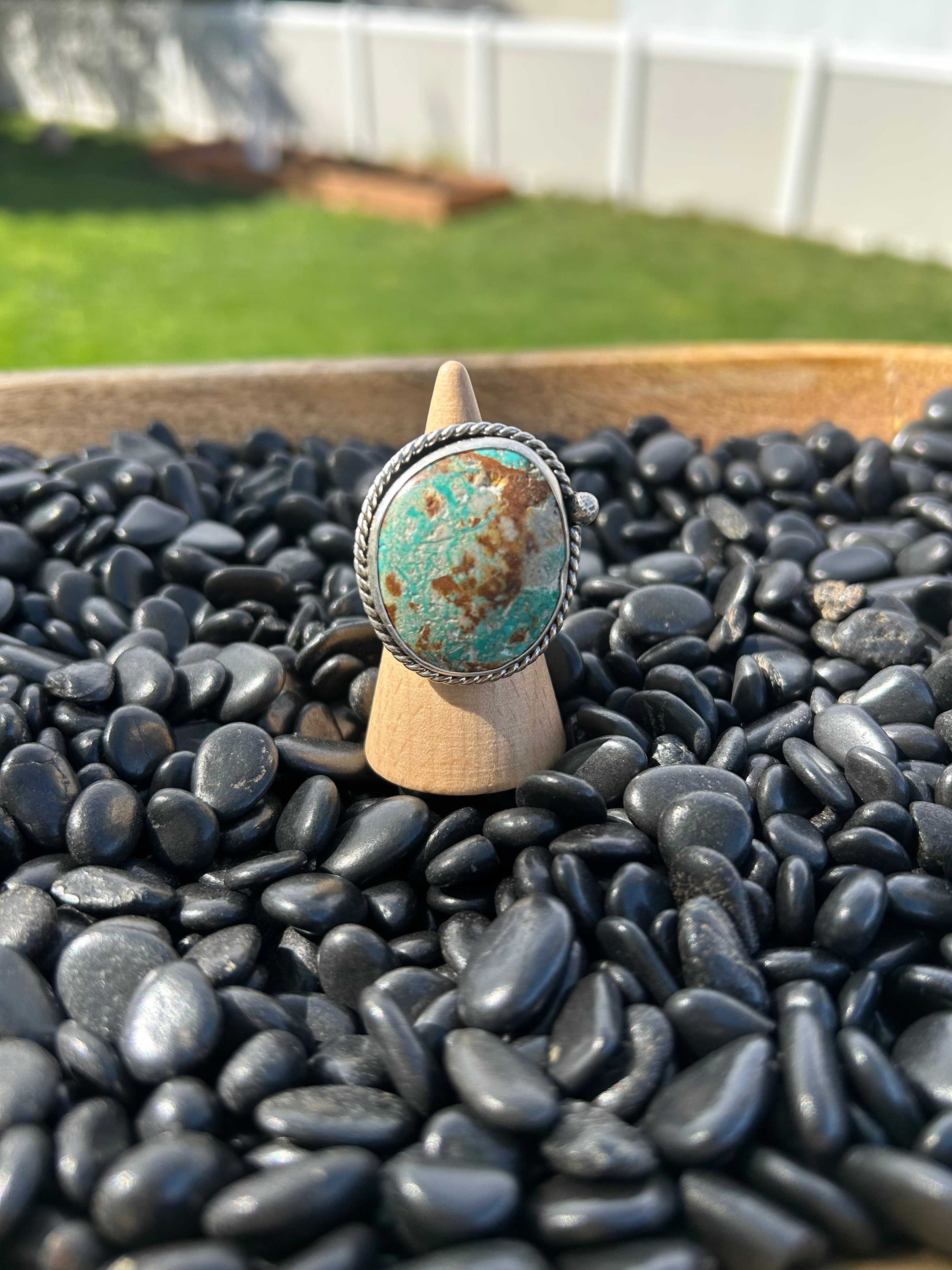 Turquoise Matrix Ring