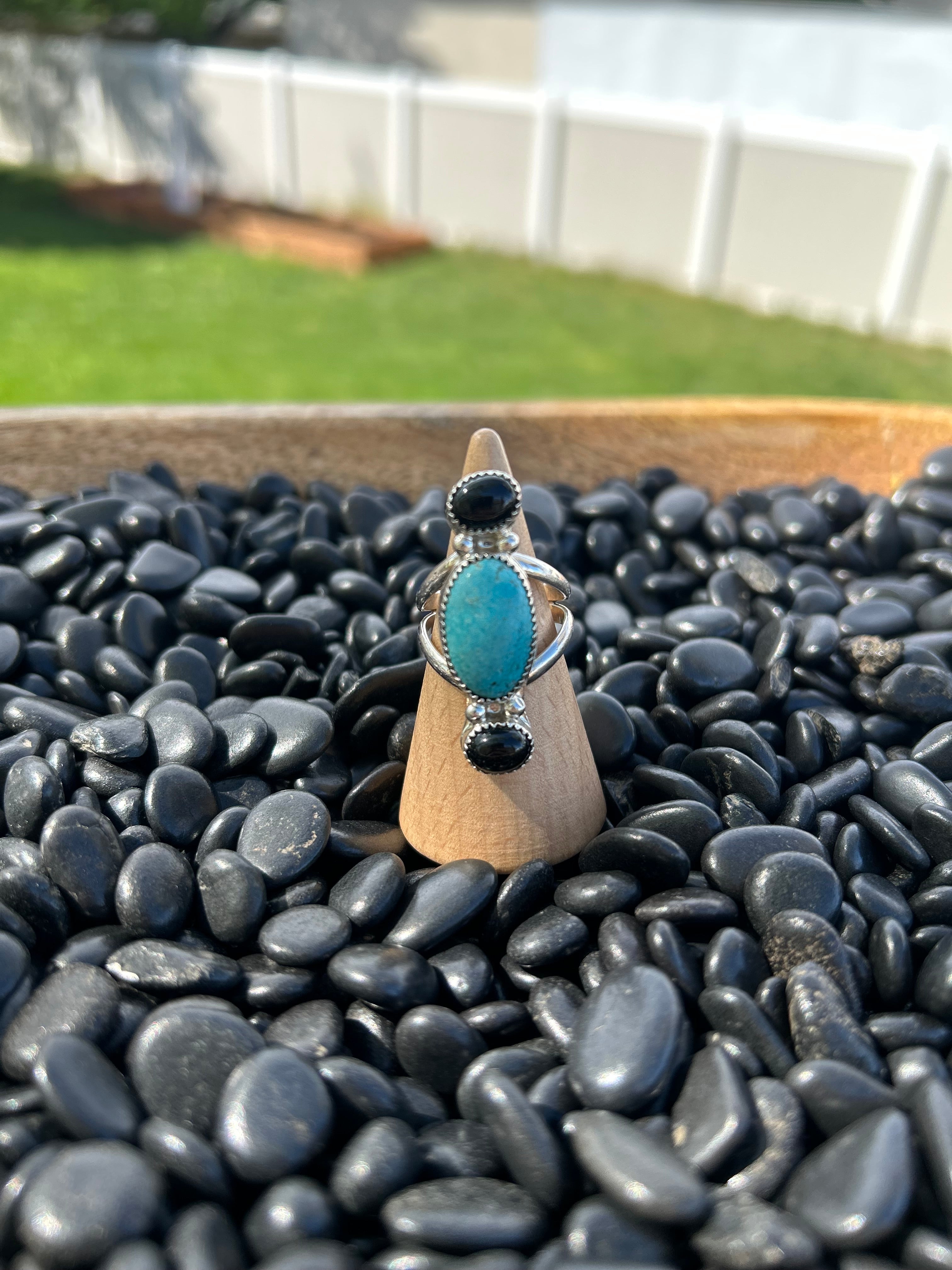 Triple Stone Statement Ring