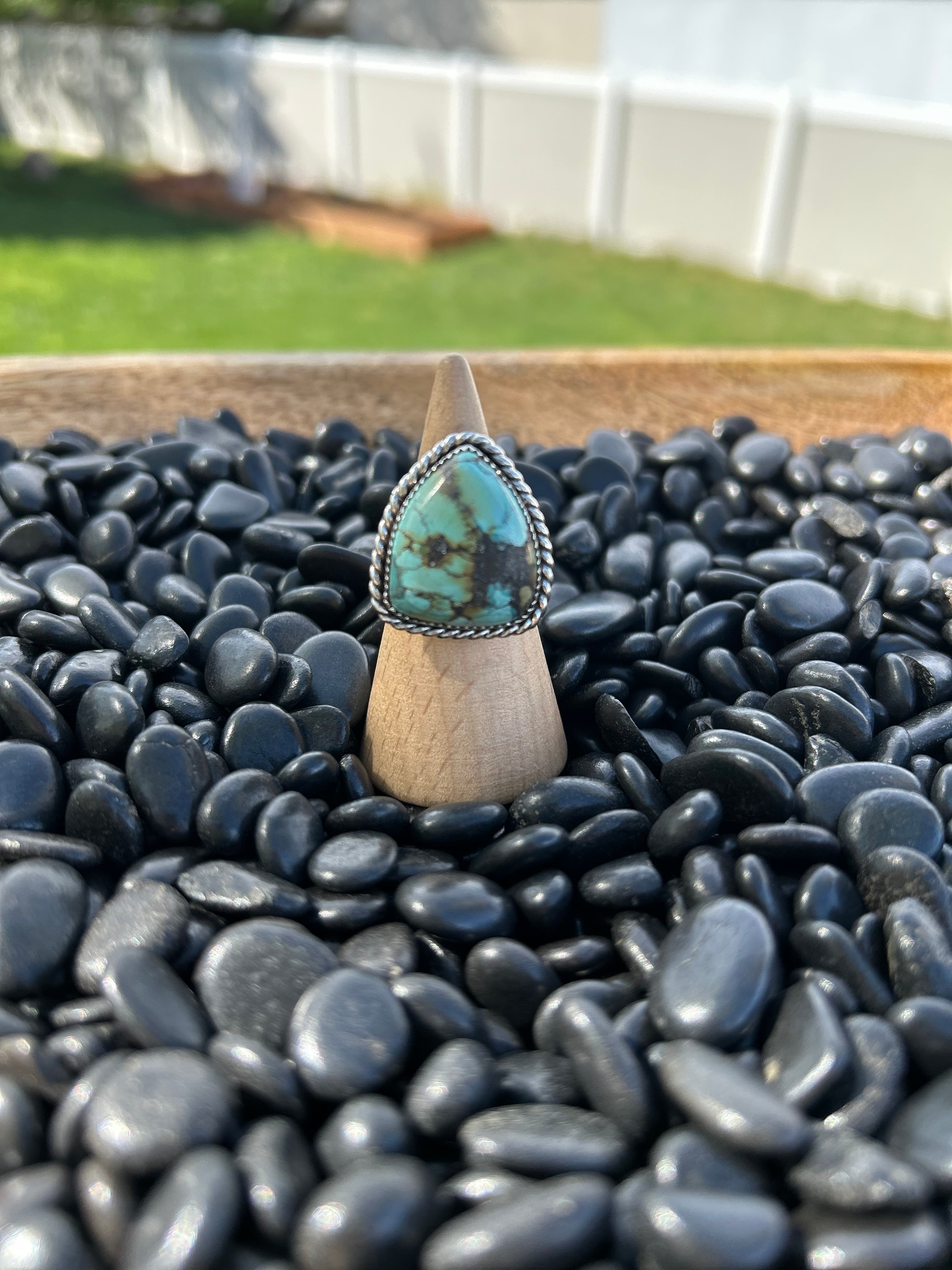 Raw Sky Turquoise Ring