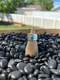 Blue Sky Spoon Ring