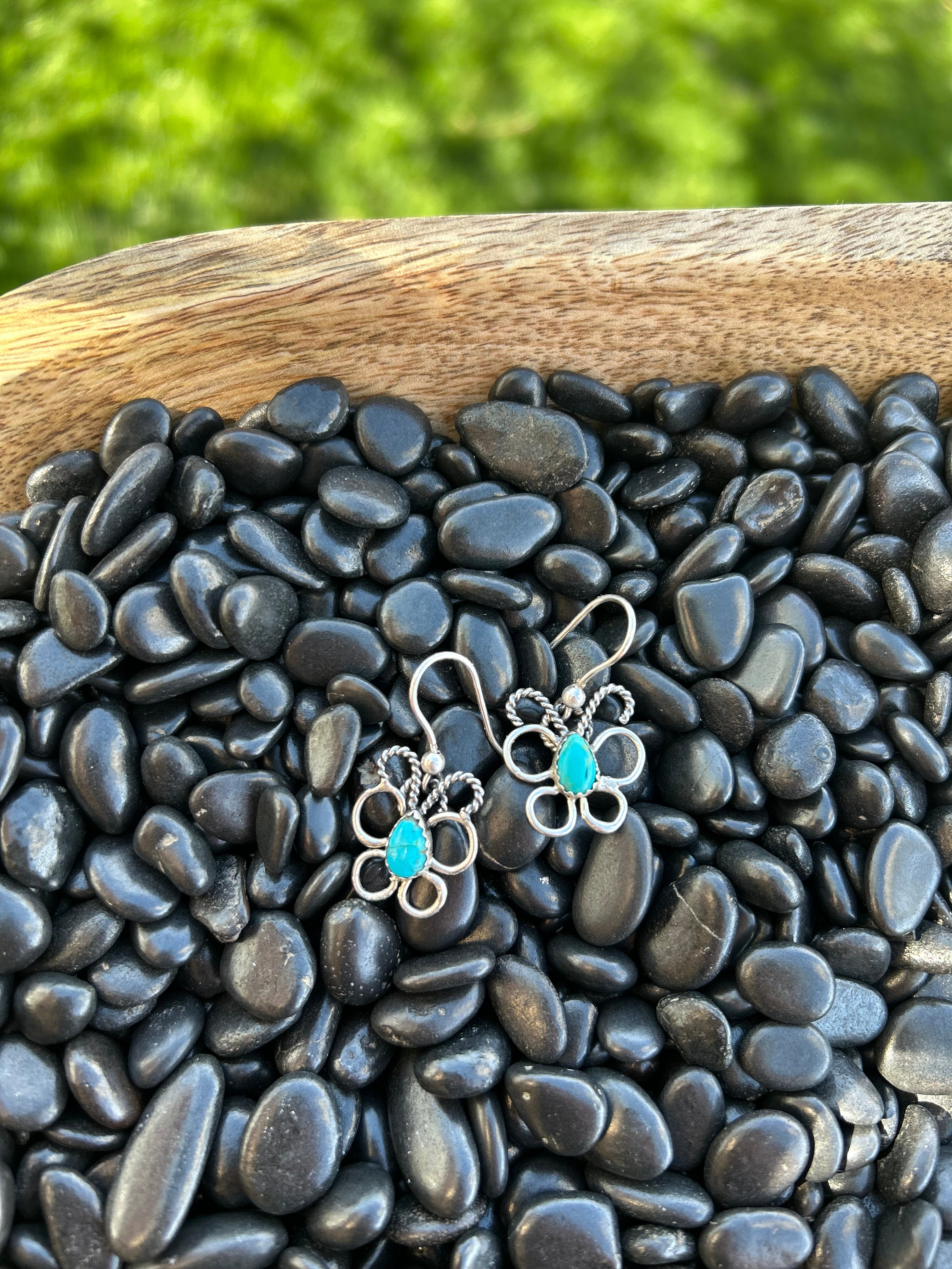Turquoise Flutter Earrings