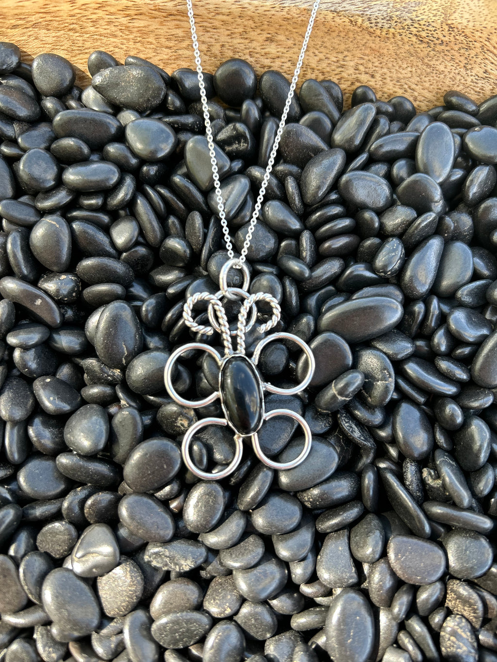 Midnight Butterfly Necklace