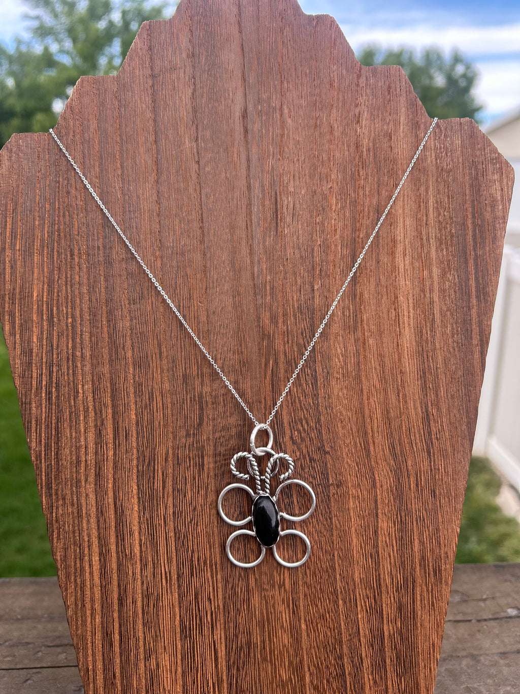 Midnight Butterfly Necklace