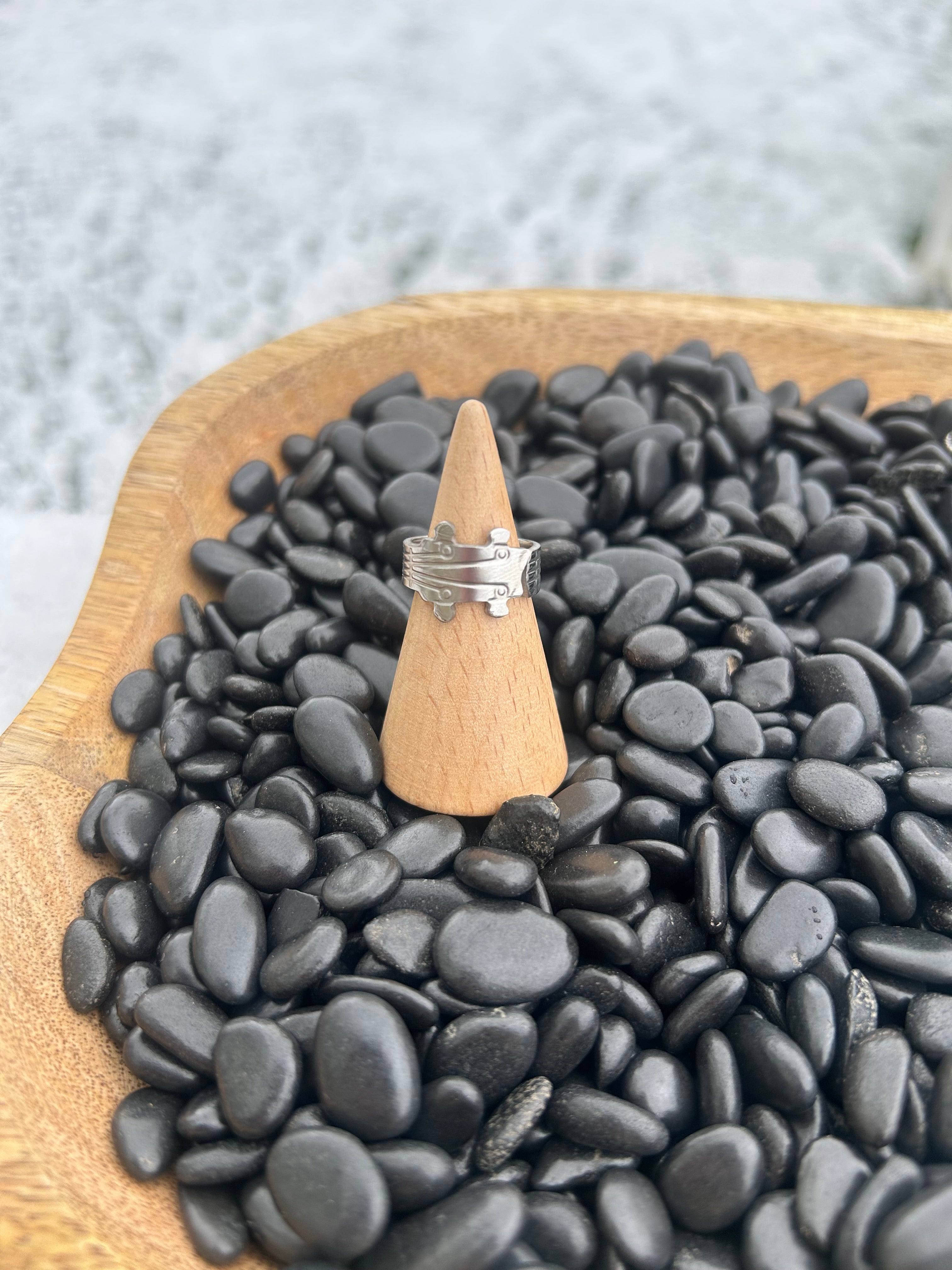 Guitar Spoon Ring