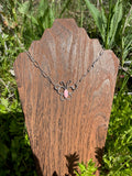 Pink Conch Butterfly Necklace
