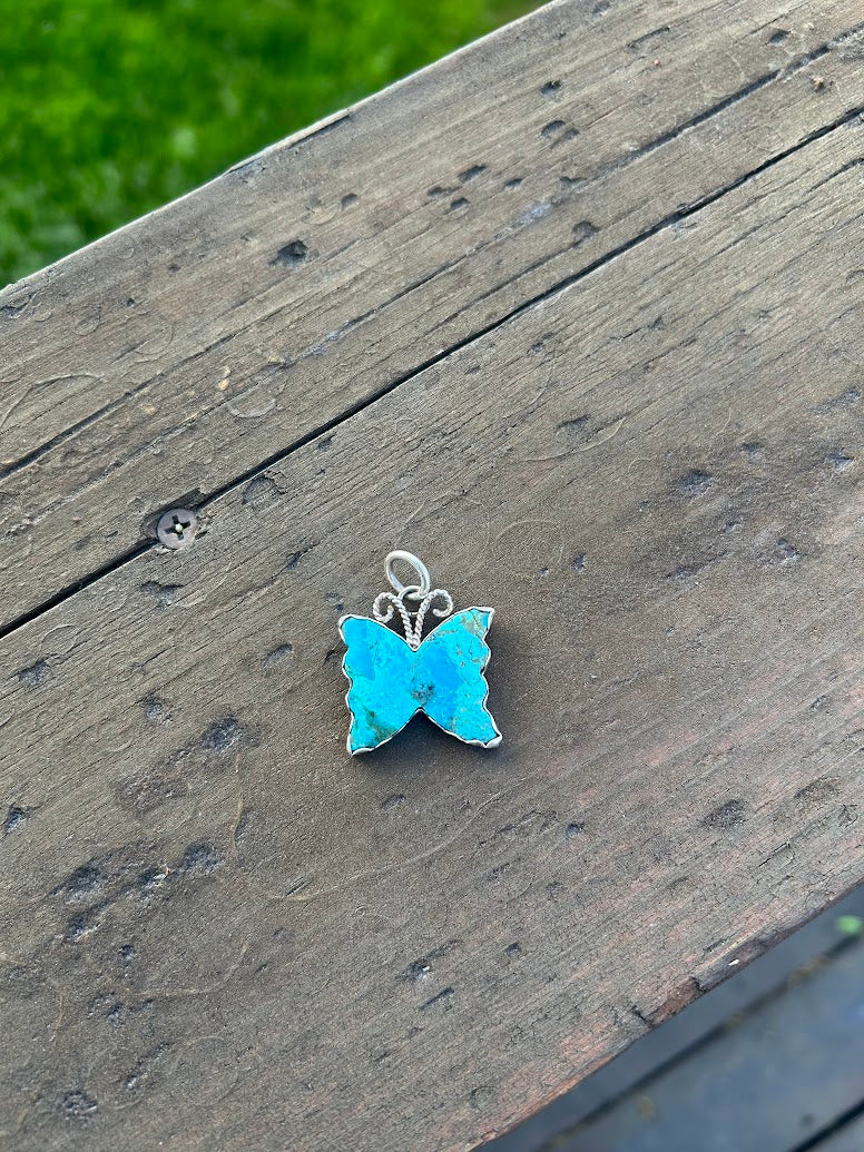 Turquoise Butterfly Pendant