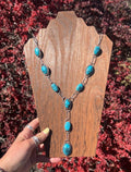 Hubei Turquoise Lariat Necklace