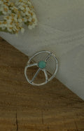 Turquoise Peace Sign Ring