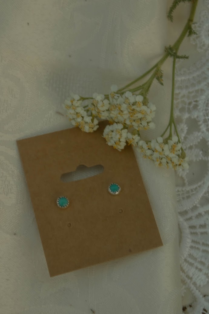 Turquoise studs